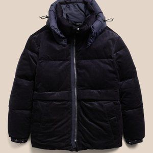 Banana Republic Corduroy Puffer Coat size XXL/T Navy